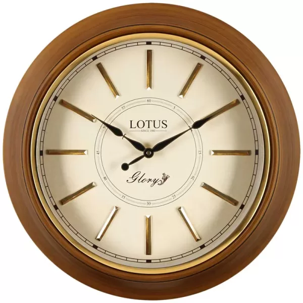 ساعت دیواری لوتوس W 8031 چوبی مدل MOERS