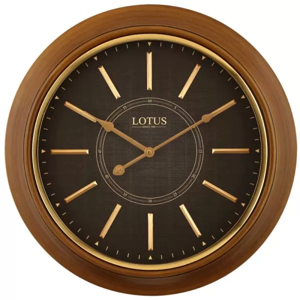ساعت دیواری لوتوس W 8036 چوبی مدل COBURG