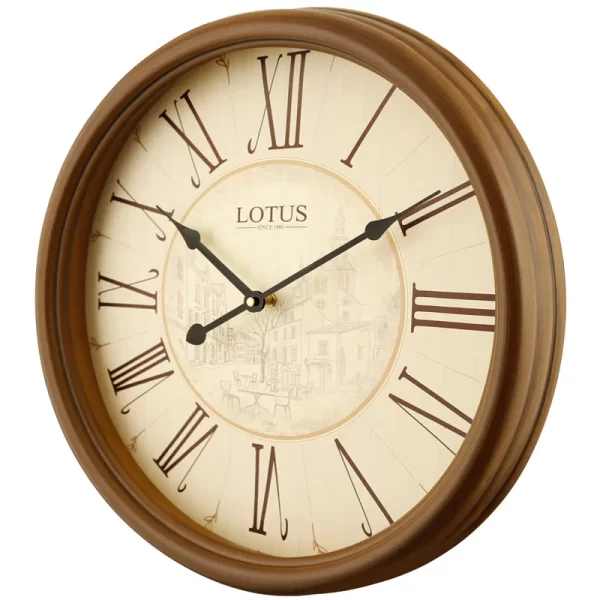 ساعت دیواری چوبی لوتوس مدل استوارت W-359