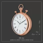 ساعت دیواری لوتوس M 20501 فلزی مدل CARLA رنگ ROSEGOLD